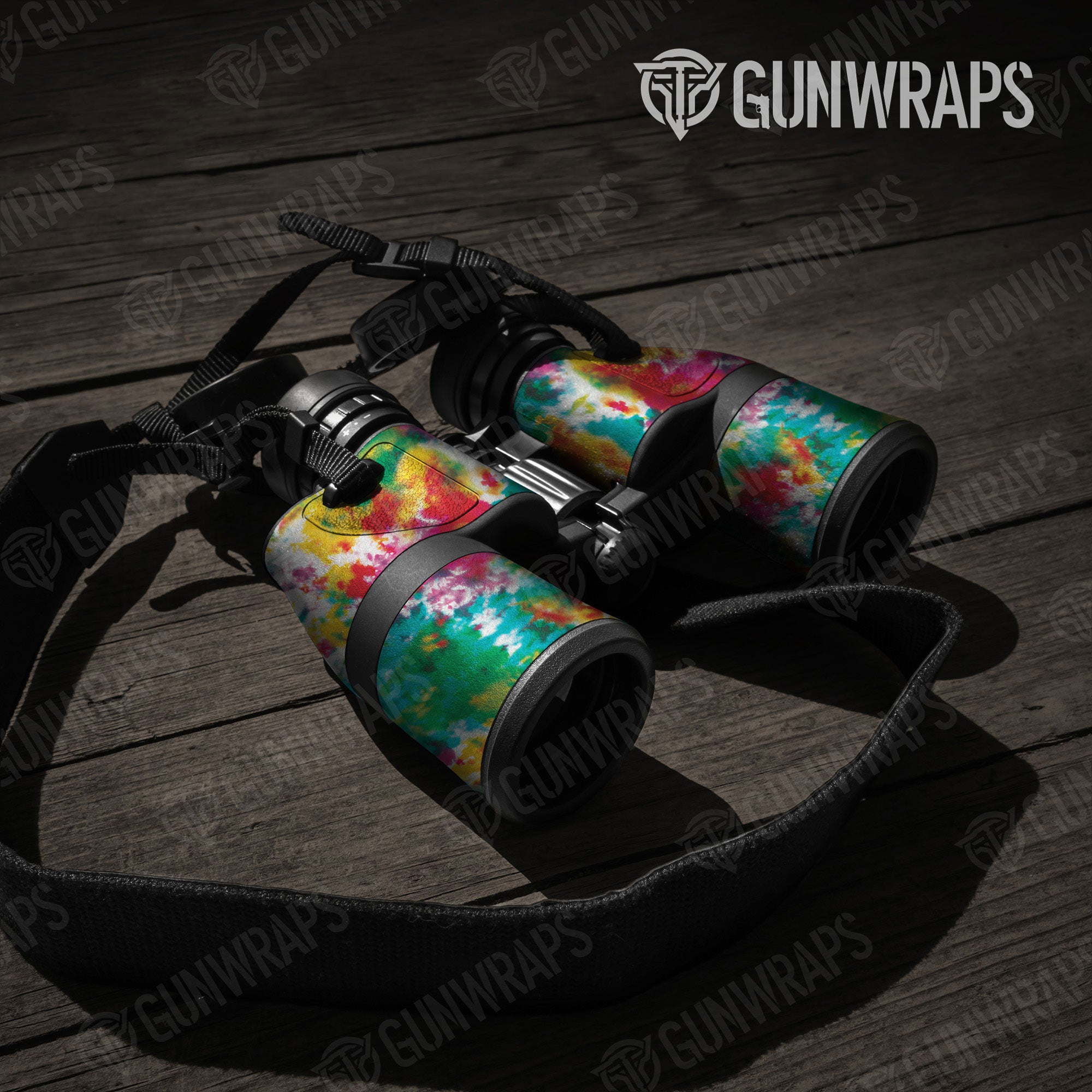 Tie Dye Jungle Fever Gun Skin Vinyl Wrap