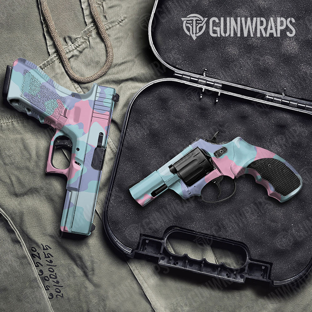 Cumulus Cotton Candy Gun Skin Vinyl Wrap