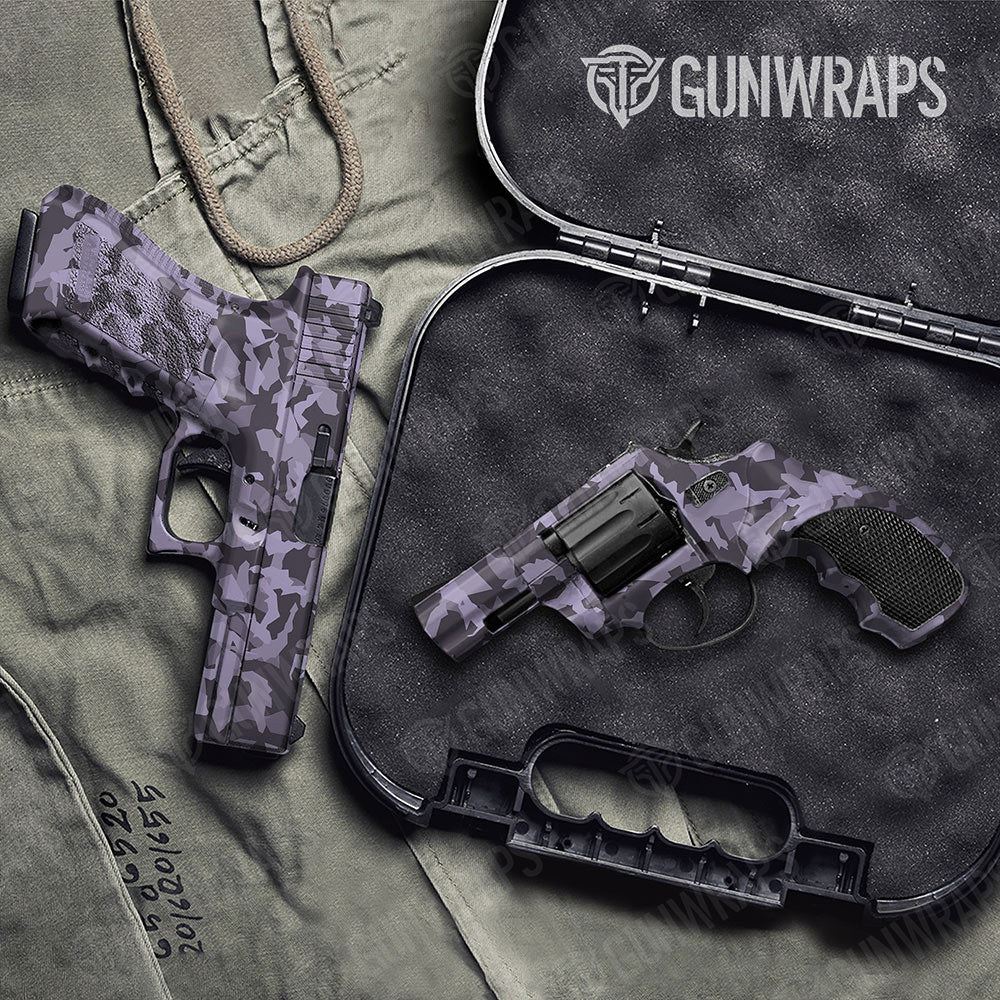 Erratic Lilac Gun Skin Vinyl Wrap