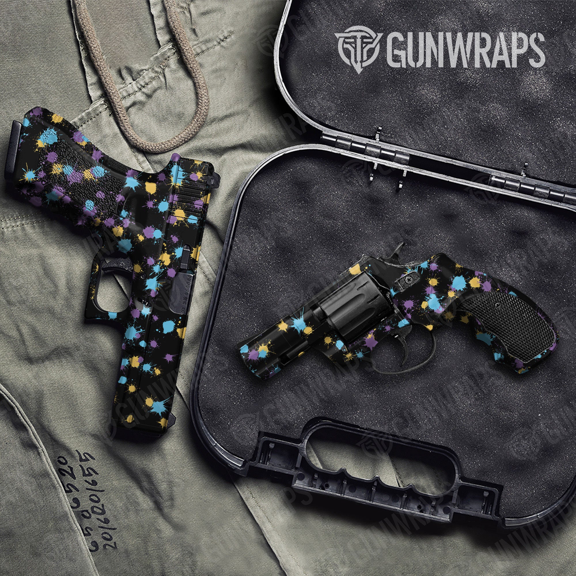 Paintball Beach Gun Skin Vinyl Wrap