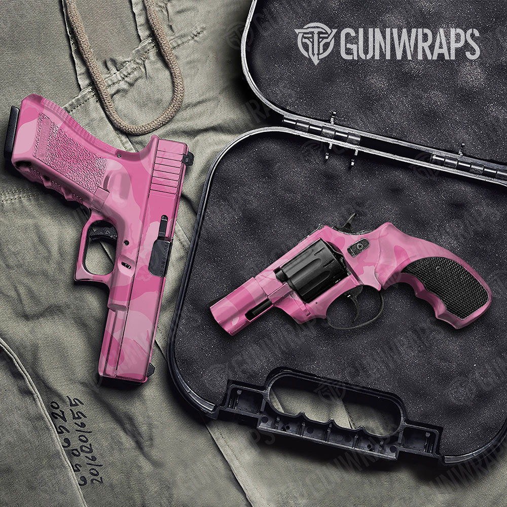 Ragged Elite Pink Gun Skin Vinyl Wrap
