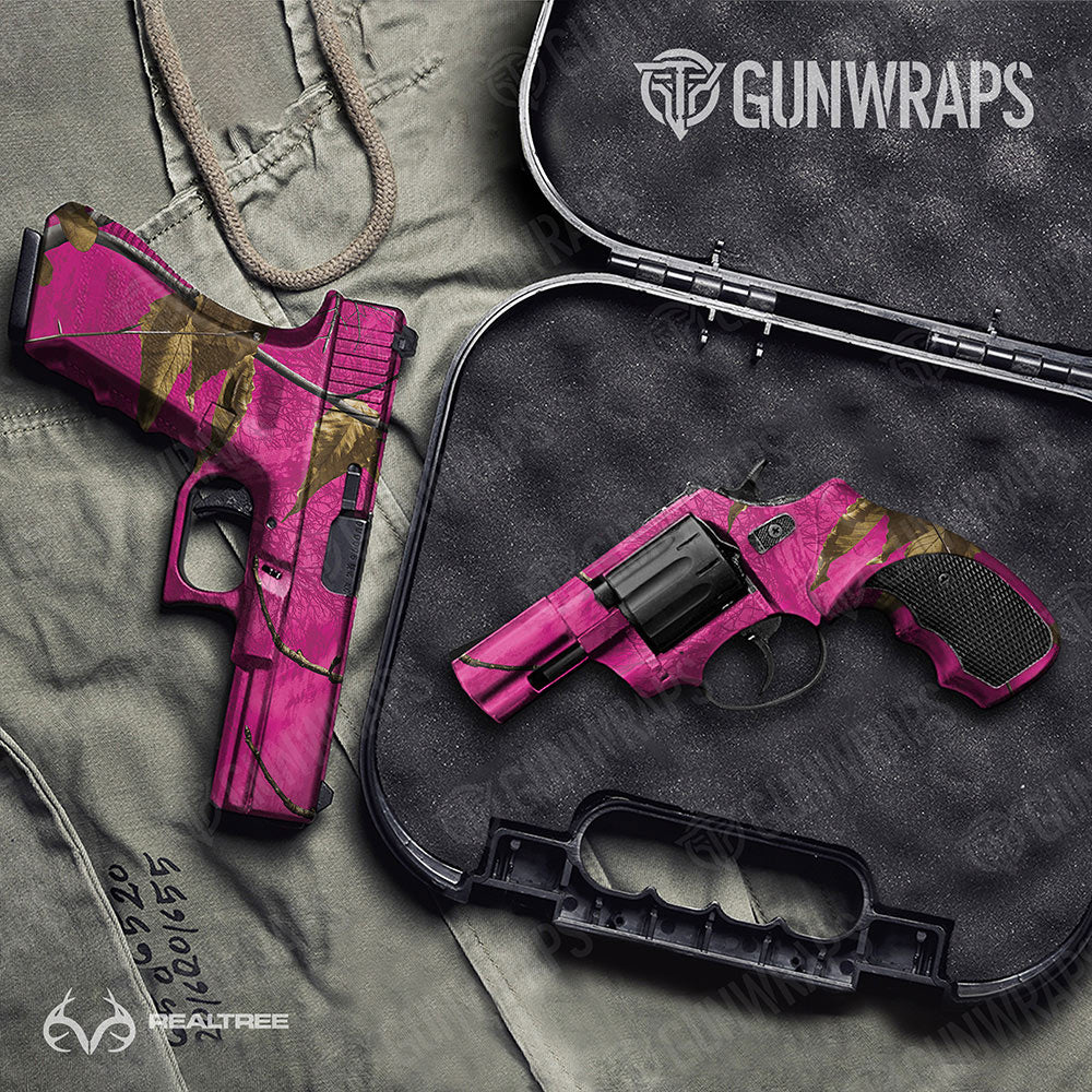 Realtree XTRA Colors Magenta Gun Skin Vinyl Wrap