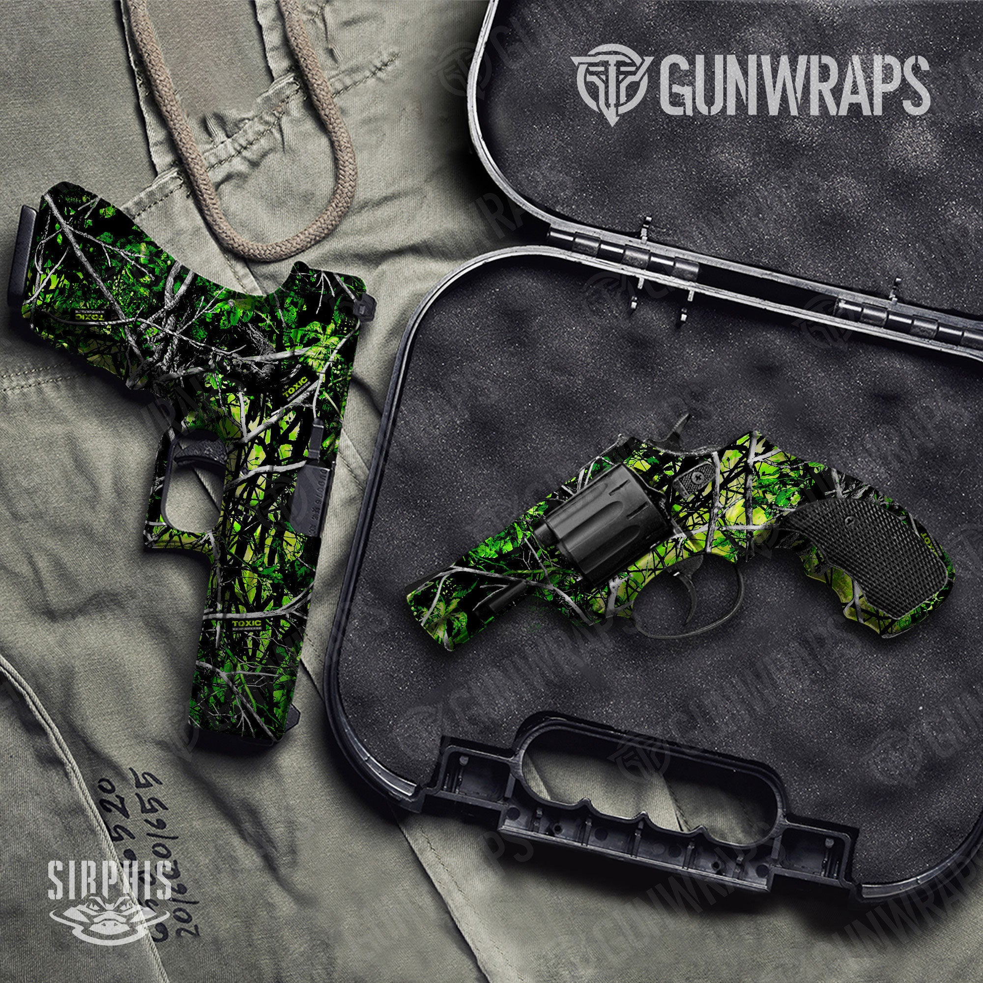 Sirphis Toxic Gun Skin Vinyl Wrap