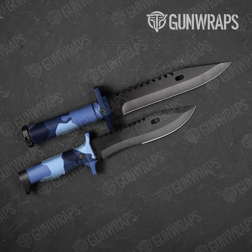 Cumulus Blue Urban Night Gun Skin Vinyl Wrap