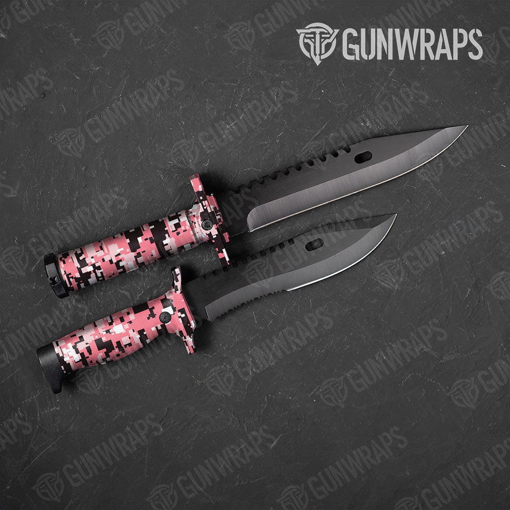 Digital Pink Gun Skin Vinyl Wrap