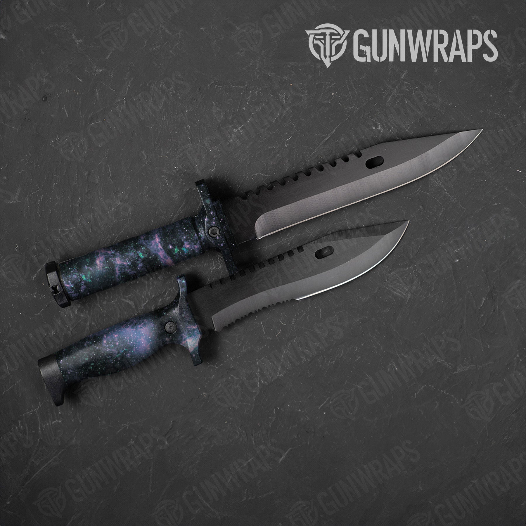 Galaxy Retro Gun Skin Vinyl Wrap