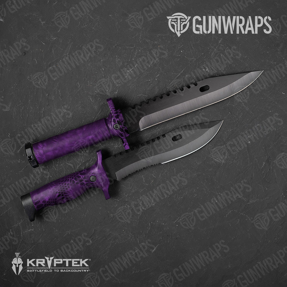 Kryptek Purple Gun Skin Vinyl Wrap