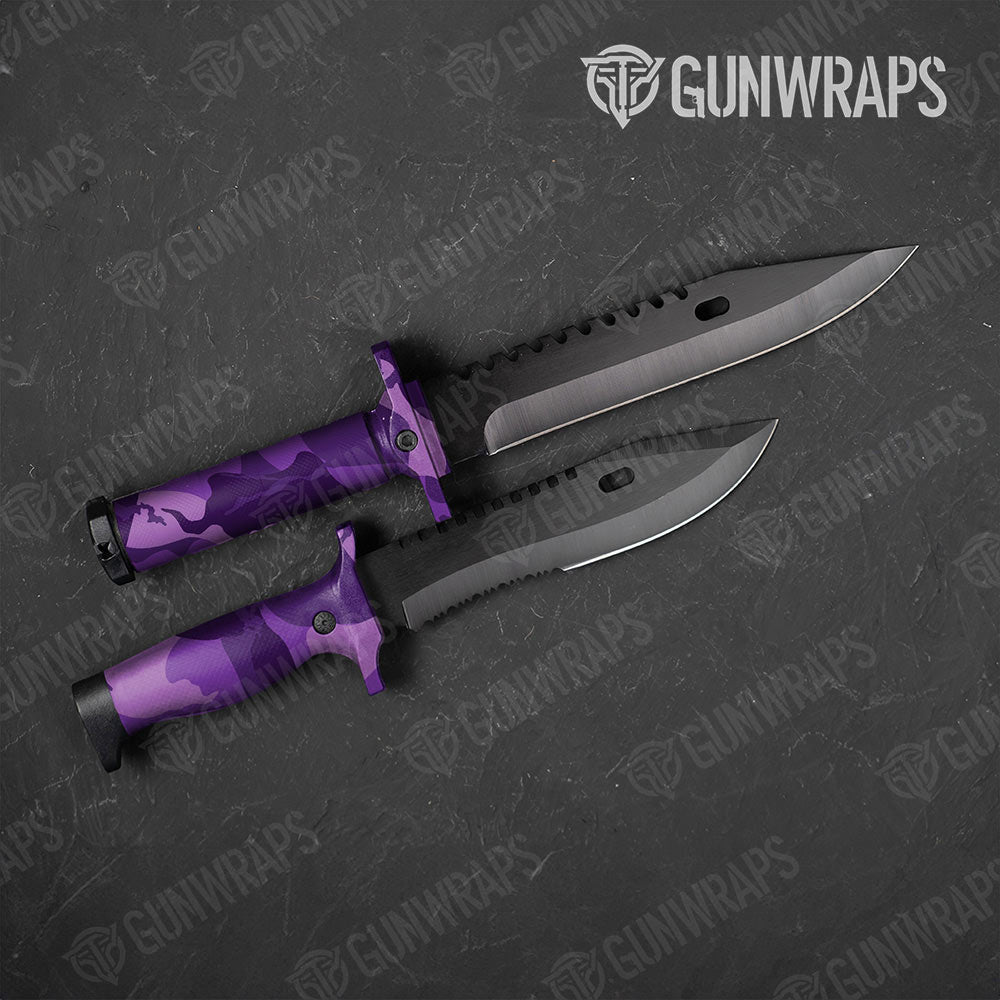 Ragged Elite Purple Gun Skin Vinyl Wrap