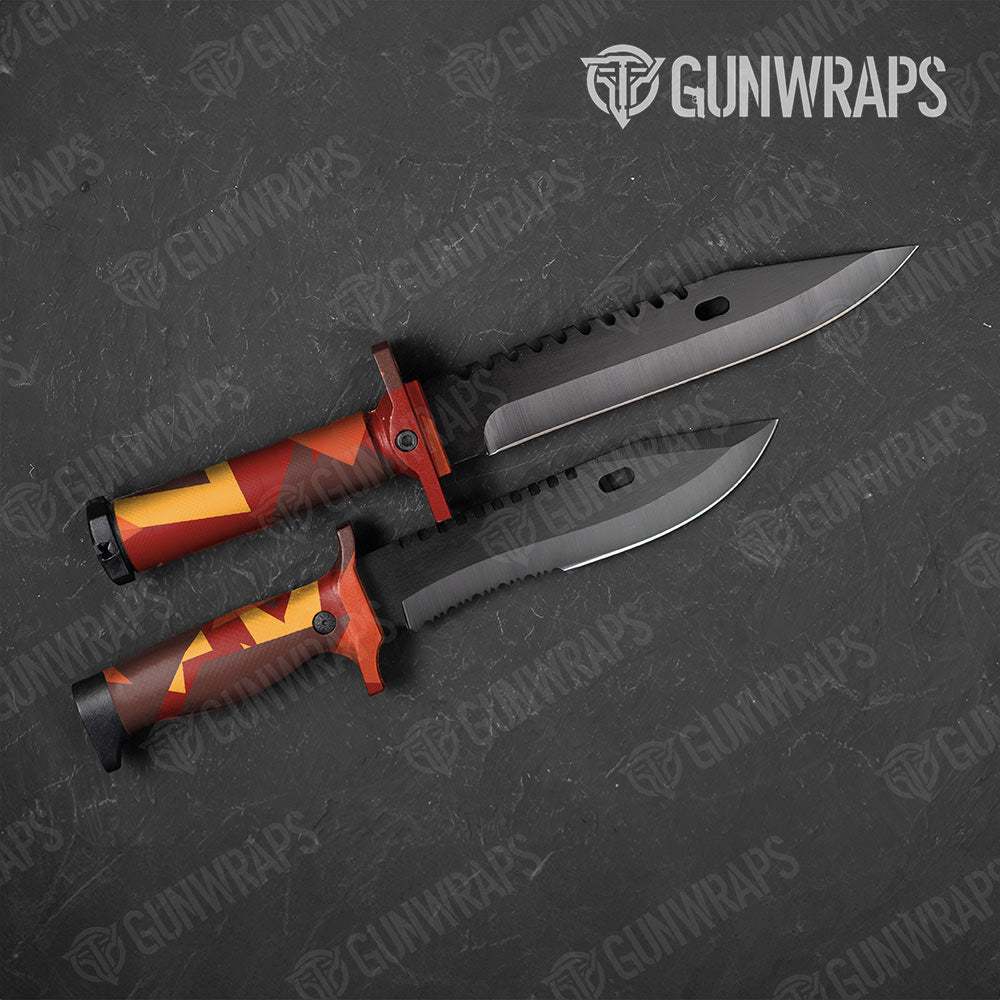 Shattered Autumn Gun Skin Vinyl Wrap