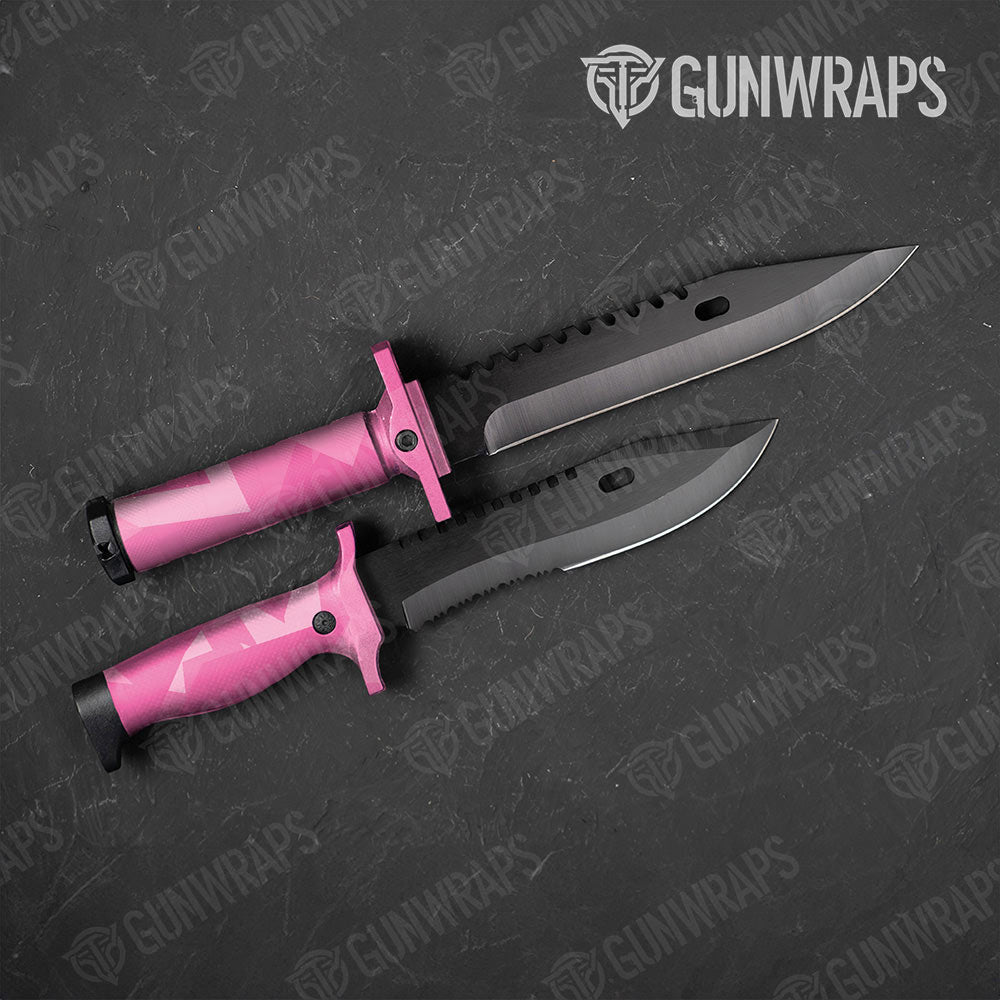Shattered Elite Pink Gun Skin Vinyl Wrap