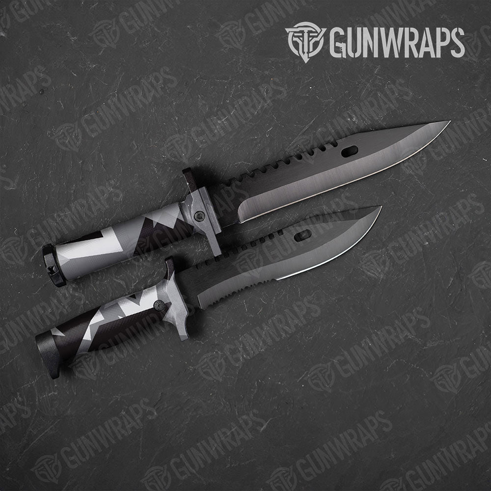 Shattered Urban Night Gun Skin Vinyl Wrap