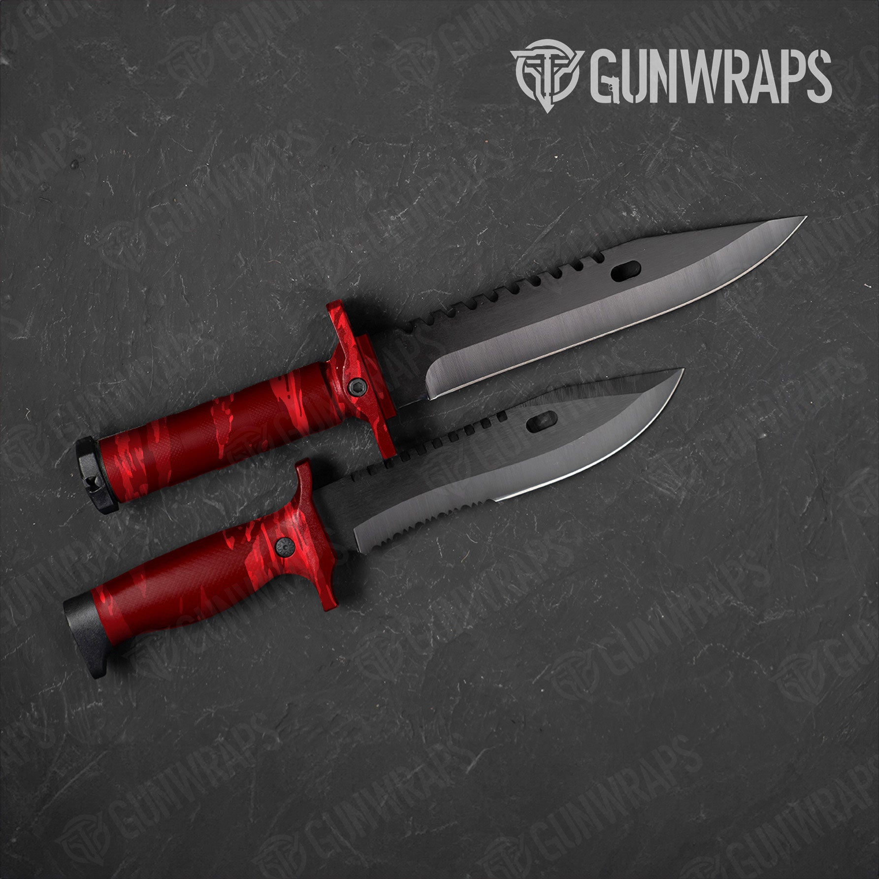 Vietnam Tiger Stripe Elite Red Gun Skin Vinyl Wrap