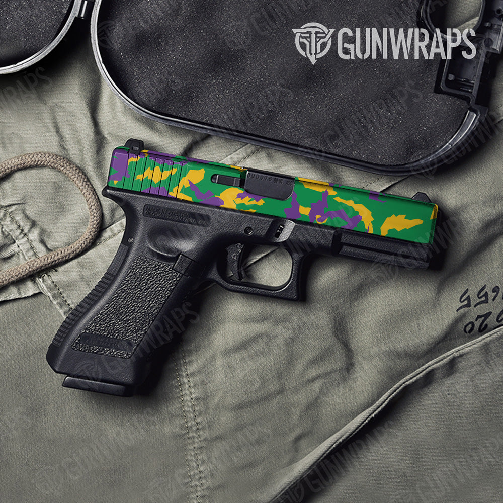Erratic Mardi Gras Gun Skin Vinyl Wrap