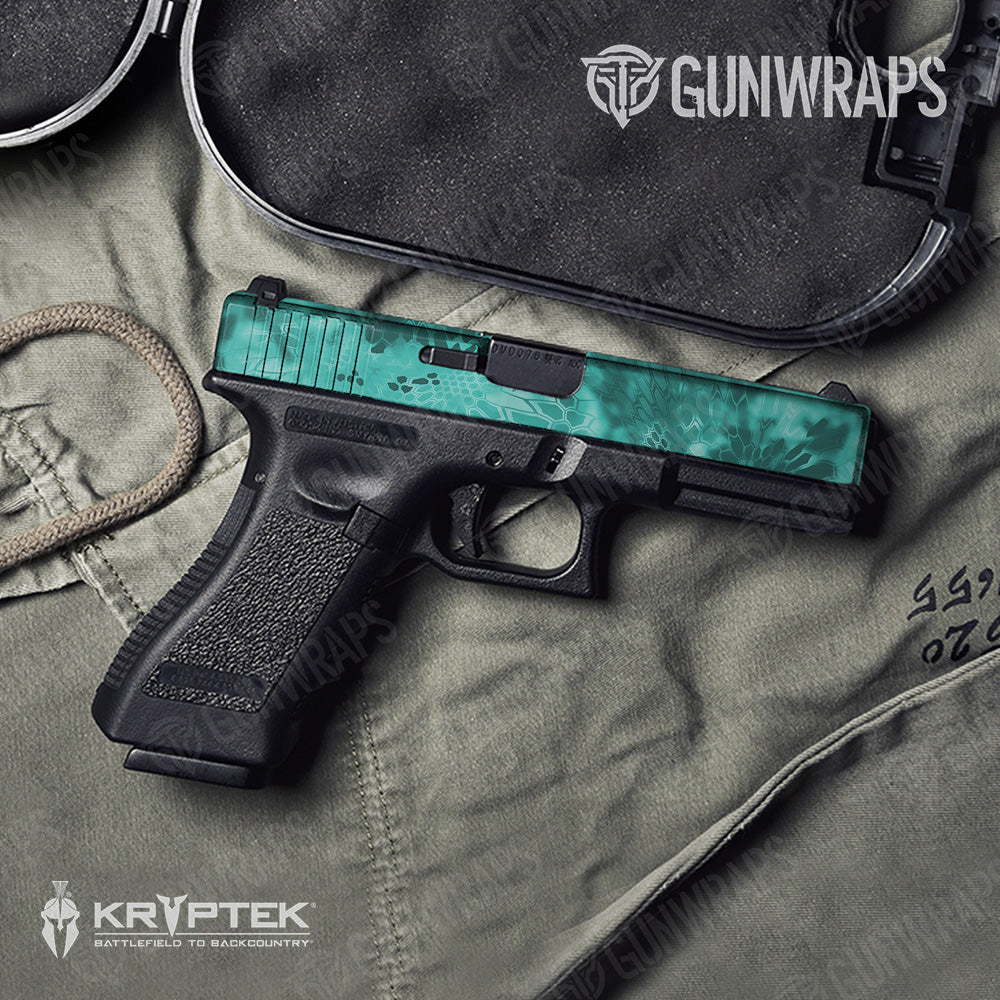 Kryptek Tiffany Blue Gun Skin Vinyl Wrap