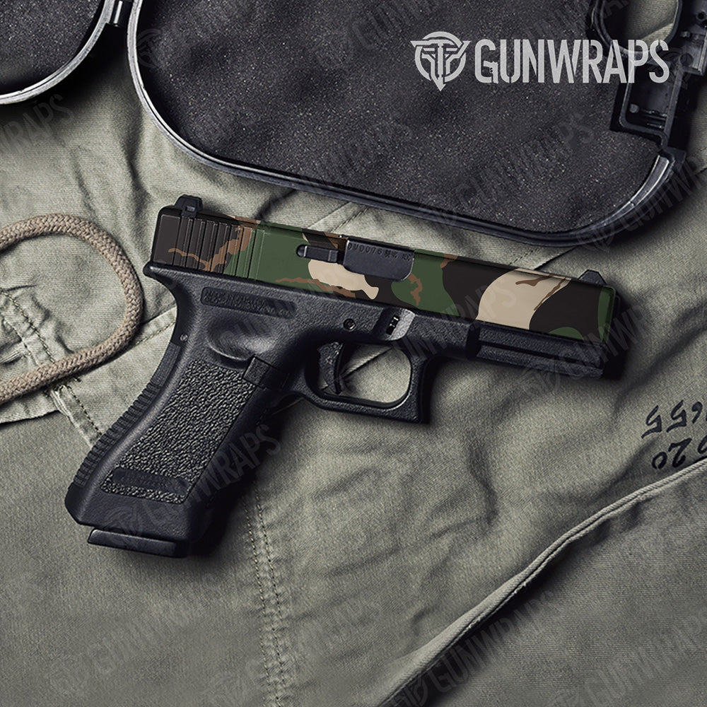 Ragged Woodland Gun Skin Vinyl Wrap
