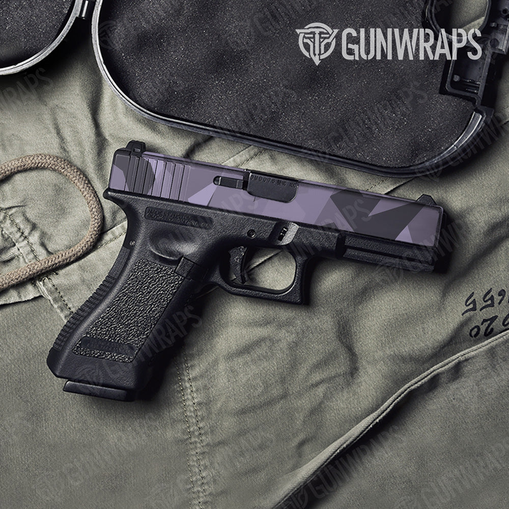 Shattered Lilac Gun Skin Vinyl Wrap