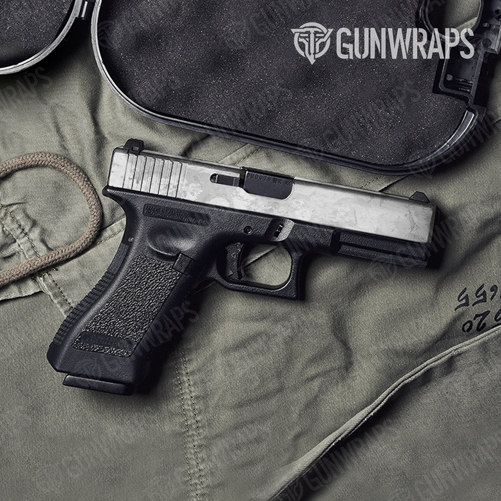 Substrate Snowstorm Gun Skin Vinyl Wrap