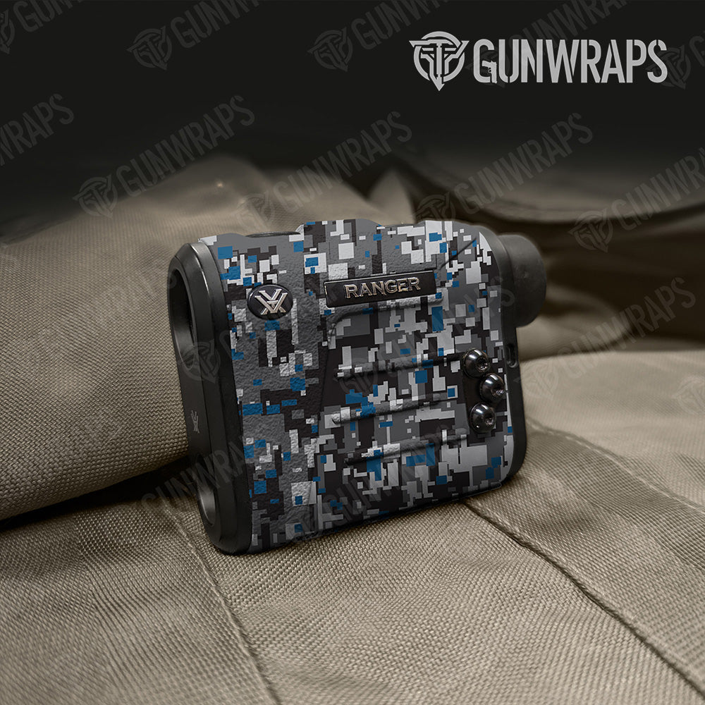 Digital Urban Blue Gun Skin Vinyl Wrap