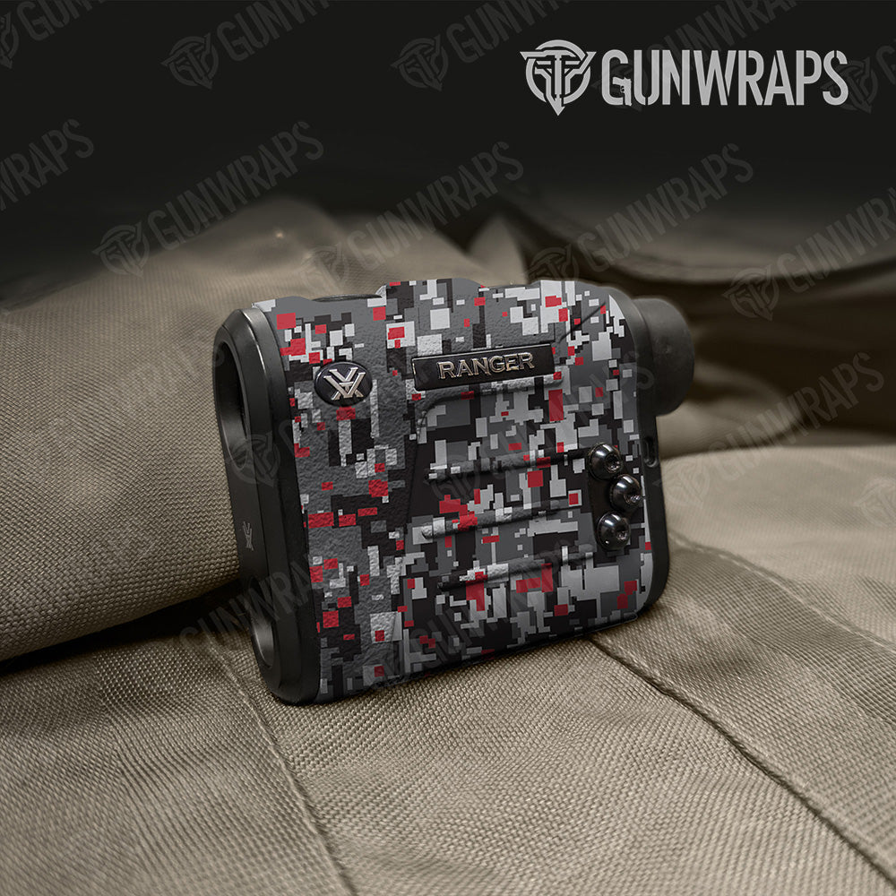 Digital Urban Red Gun Skin Vinyl Wrap