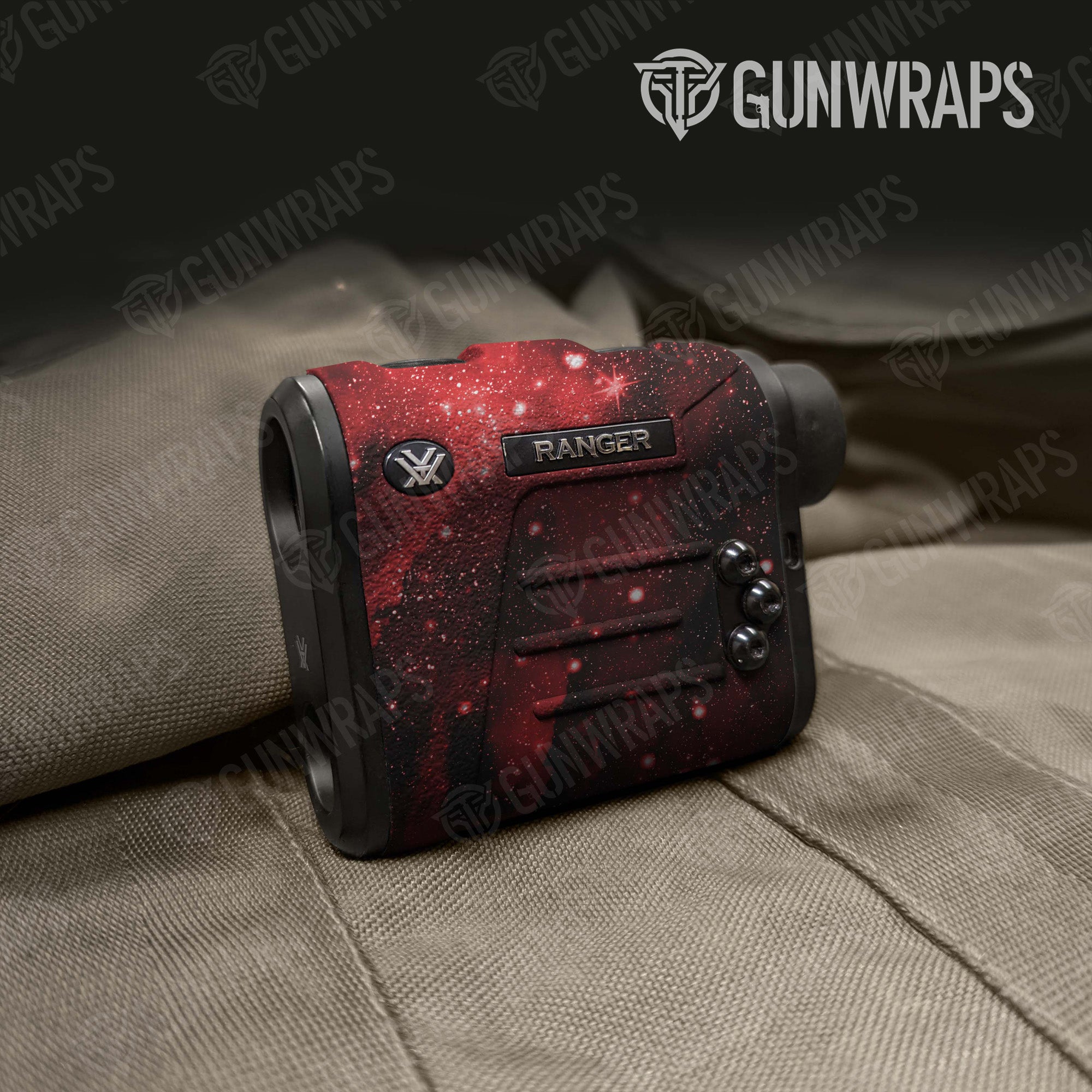 Galaxy Red Gun Skin Vinyl Wrap