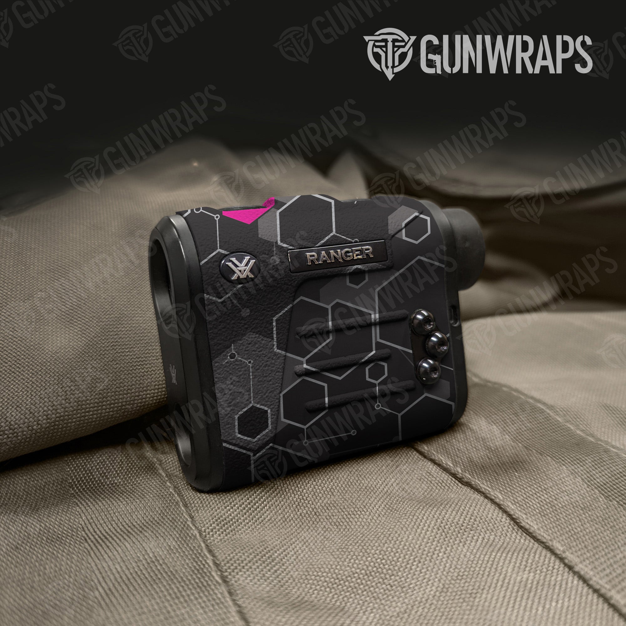 Hex DNA Magenta Gun Skin Vinyl Wrap