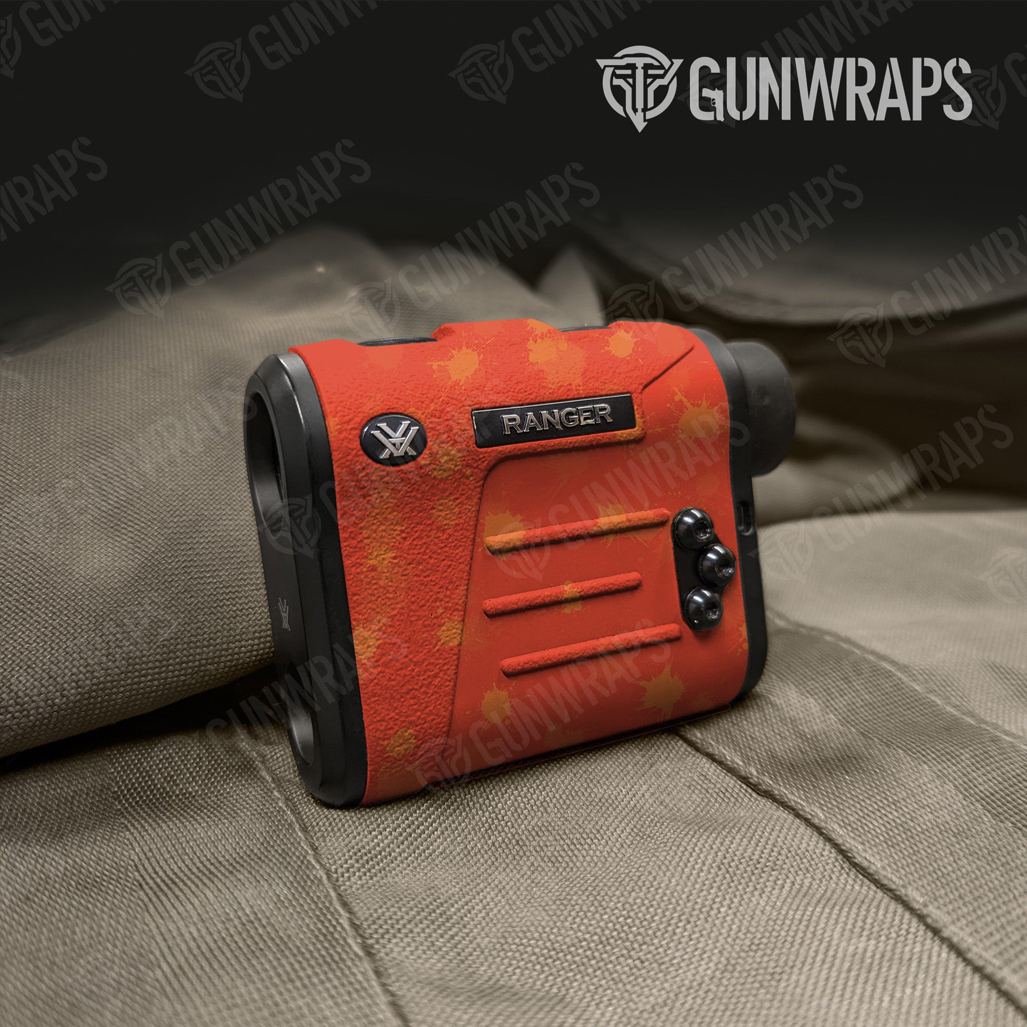 Paintball Elite Orange Gun Skin Vinyl Wrap