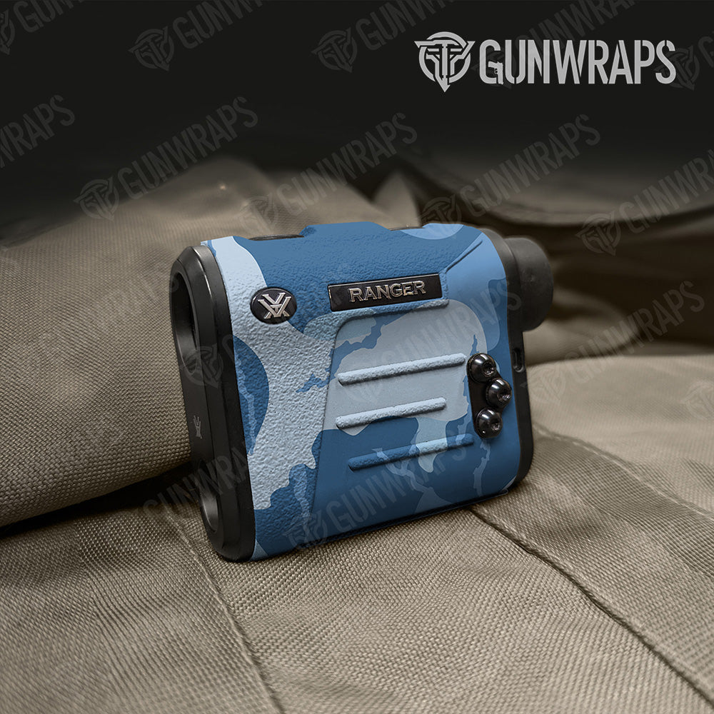 Ragged Cool Blue Gun Skin Vinyl Wrap