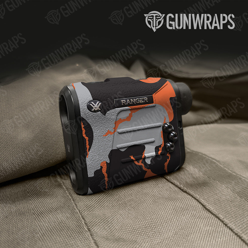 Ragged Orange Tiger Gun Skin Vinyl Wrap
