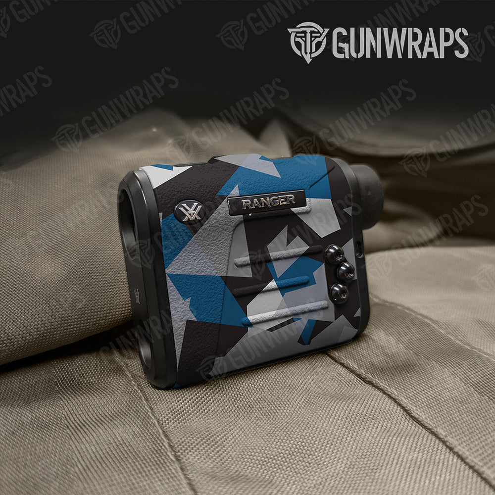 Shattered Blue Tiger Gun Skin Vinyl Wrap
