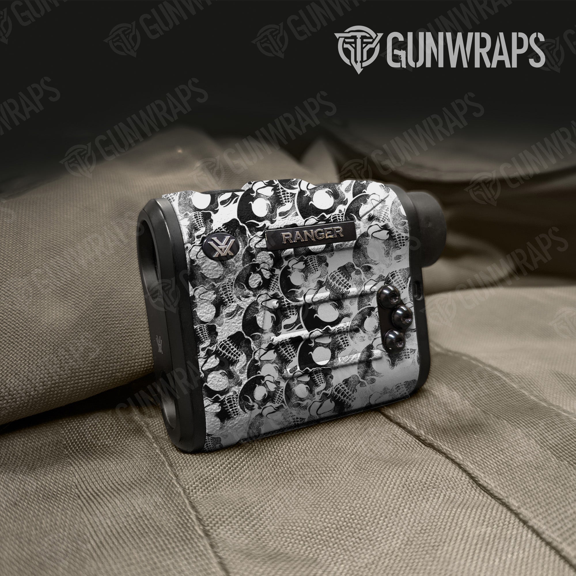 Skull X Ray Gun Skin Vinyl Wrap