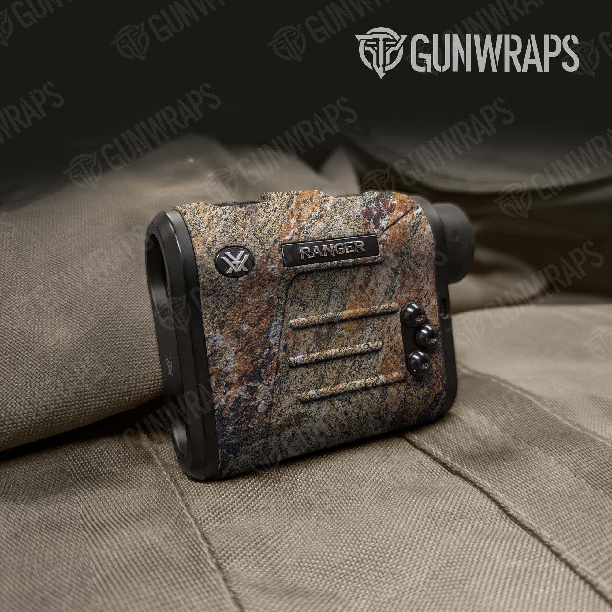 Stone Tuscan Brown Granite Gun Skin Vinyl Wrap