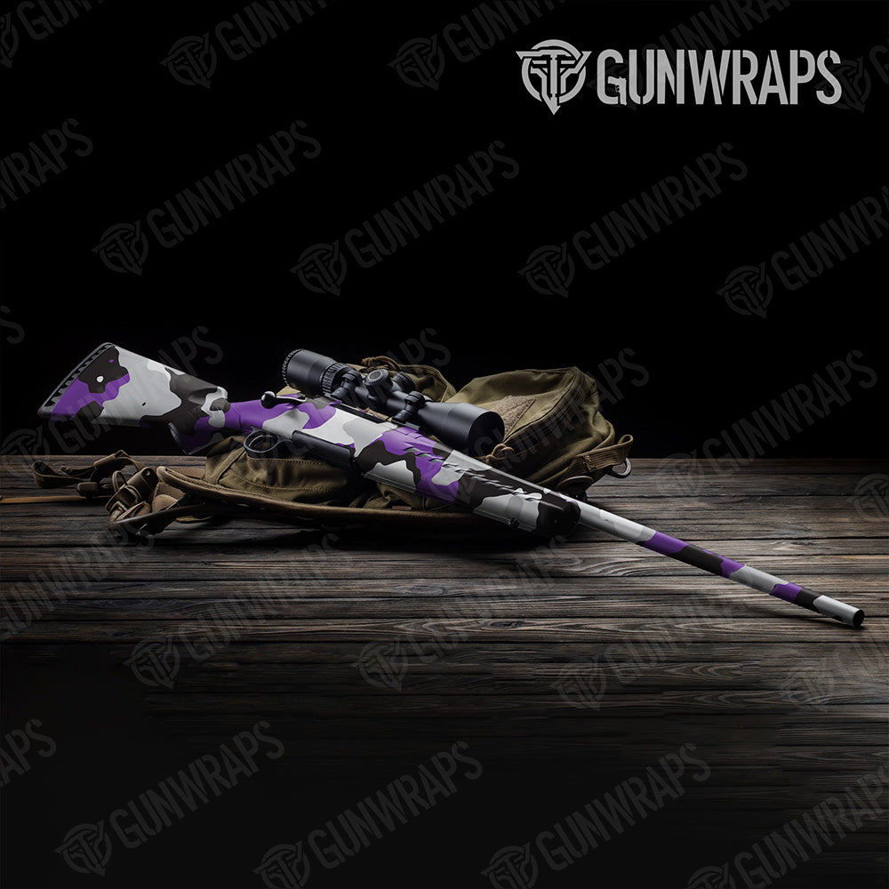 Cumulus Purple Tiger Gun Skin Vinyl Wrap