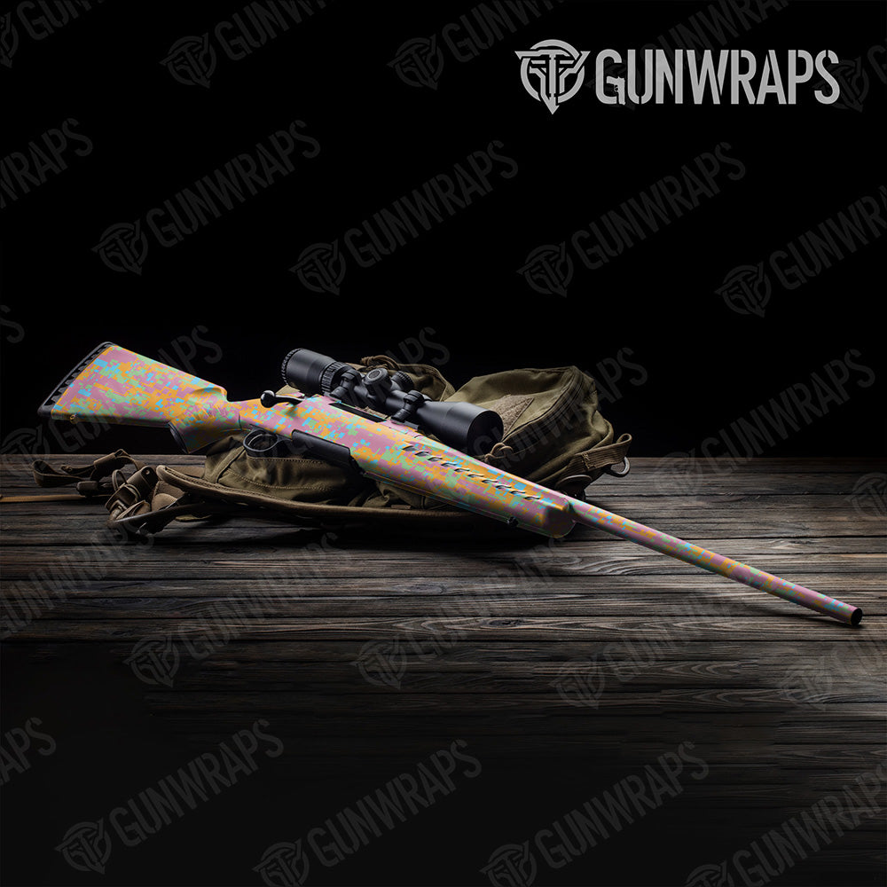 Digital Sherbert Gun Skin Vinyl Wrap