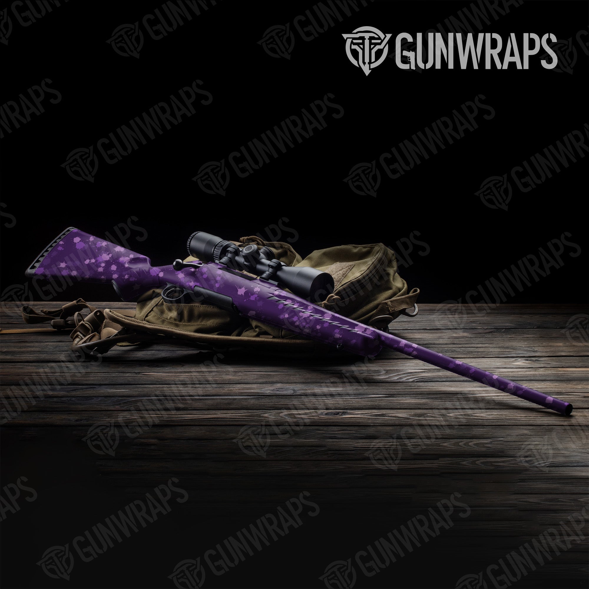 Paintball Elite Purple Gun Skin Vinyl Wrap