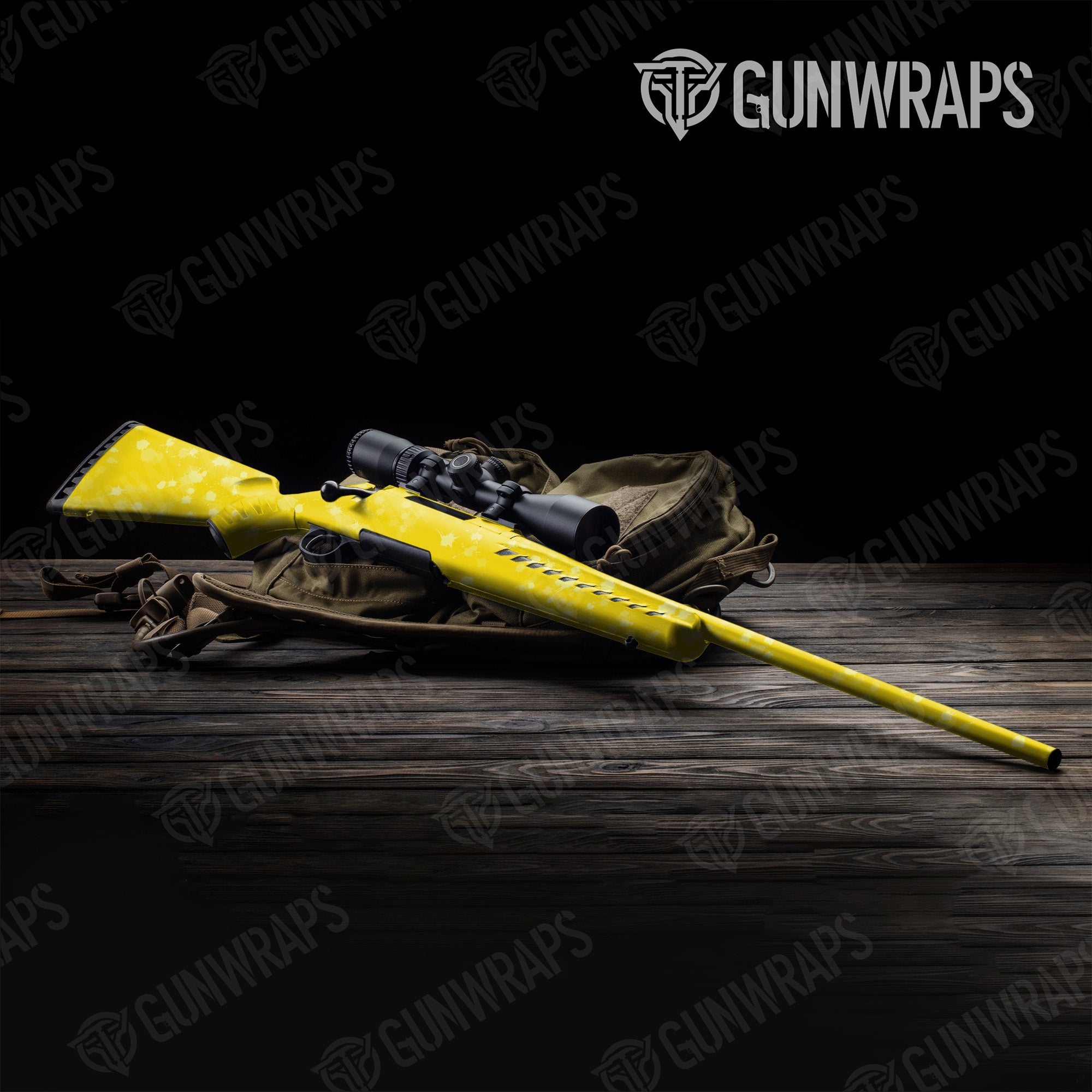 Paintball Elite Yellow Gun Skin Vinyl Wrap