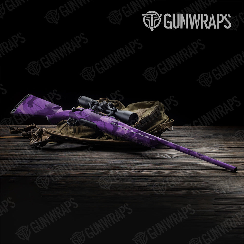 Ragged Elite Purple Gun Skin Vinyl Wrap