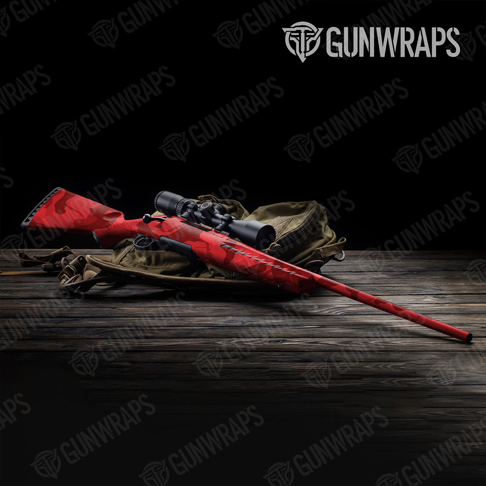 Ragged Elite Red Gun Skin Vinyl Wrap
