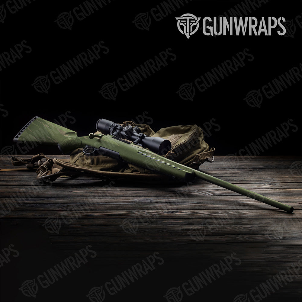 Shredded Army Green Gun Skin Vinyl Wrap