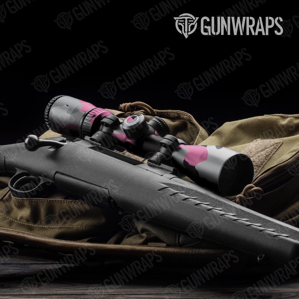 Cumulus Pink Tiger Gun Skin Vinyl Wrap