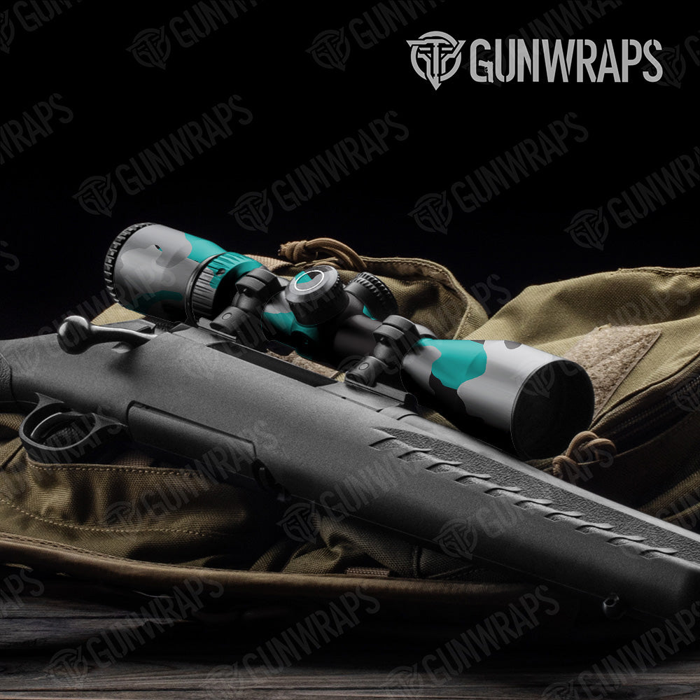 Cumulus Tiffany Blue Tiger Gun Skin Vinyl Wrap
