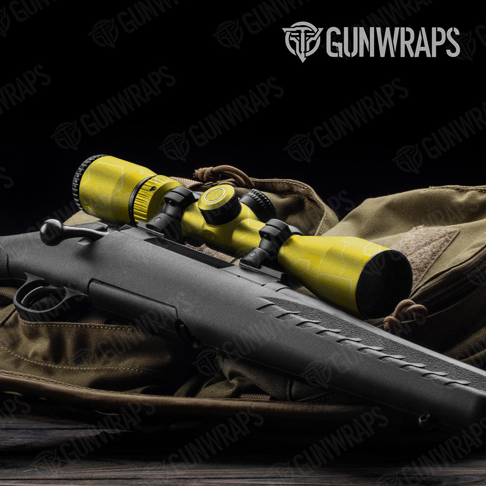 Hex DNA Elite Yellow Gun Skin Vinyl Wrap