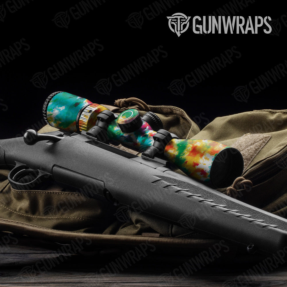 Tie Dye Jungle Fever Gun Skin Vinyl Wrap