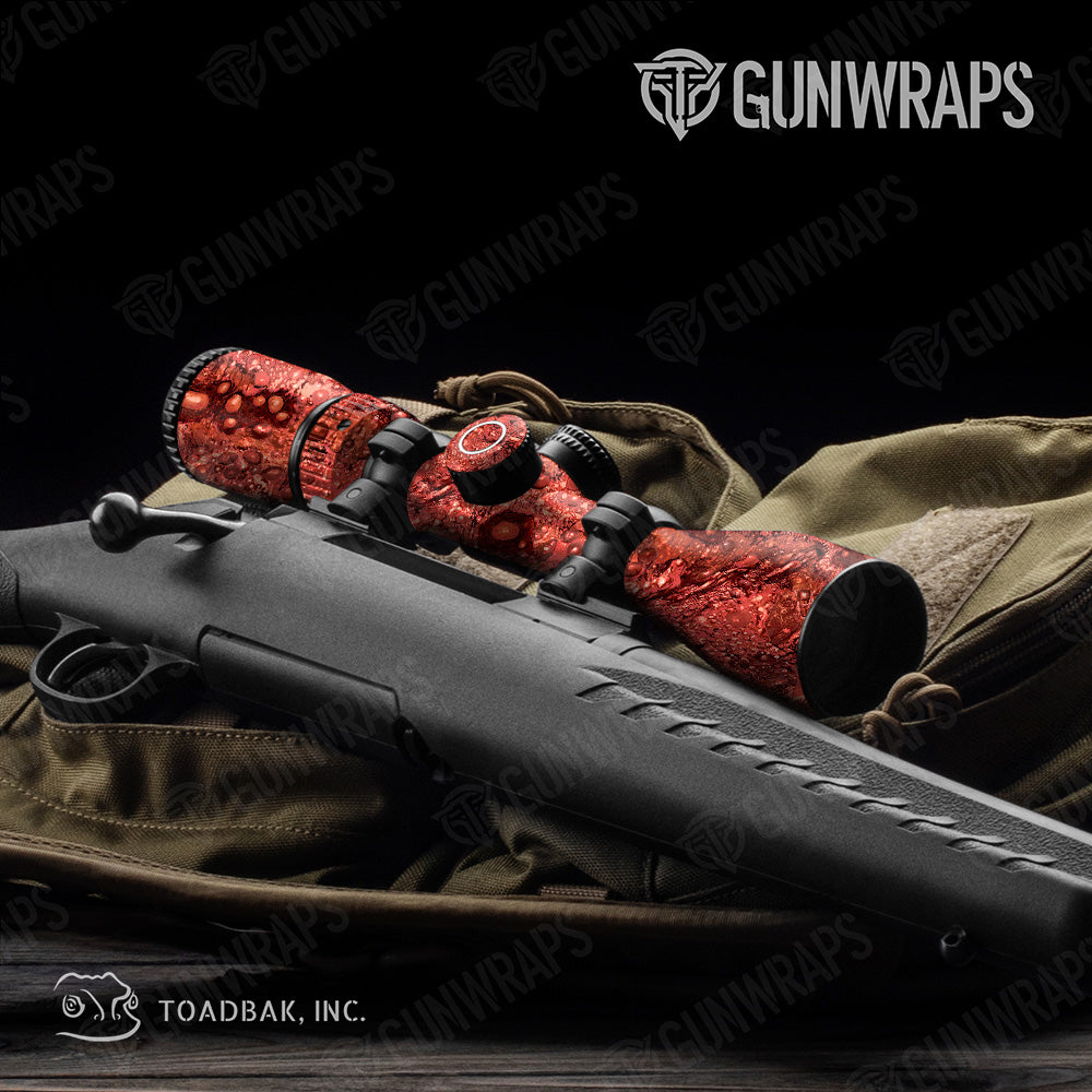 Toadaflage Red Gun Skin Vinyl Wrap