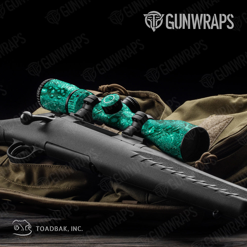 Toadaflage Teal Gun Skin Vinyl Wrap