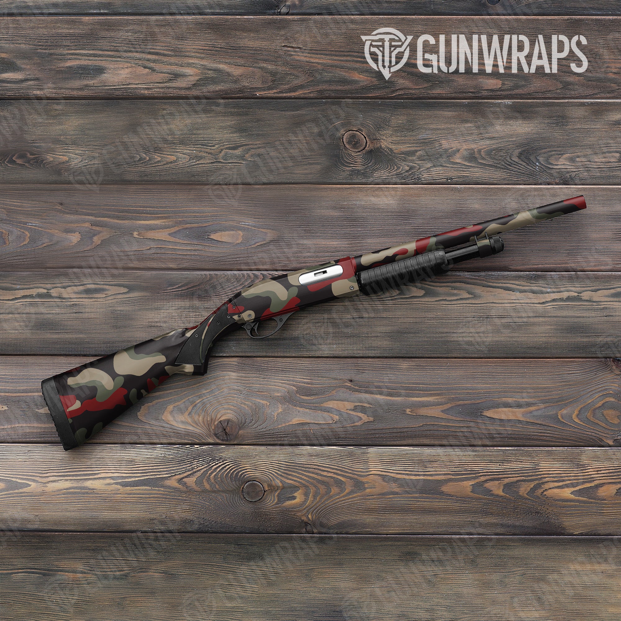 Classic Militant Red Gun Skin Vinyl Wrap