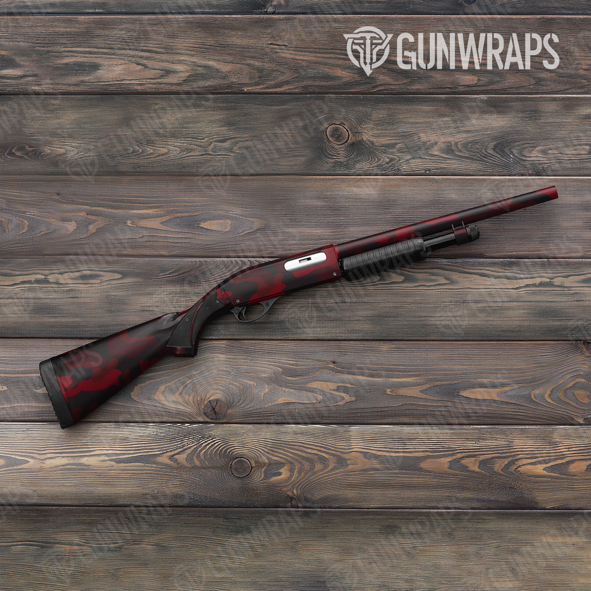 Classic Vampire Red Gun Skin Vinyl Wrap