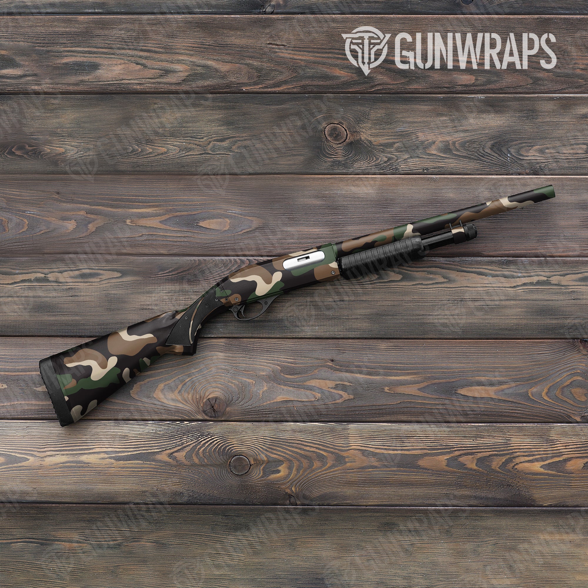 Classic Woodland Gun Skin Vinyl Wrap