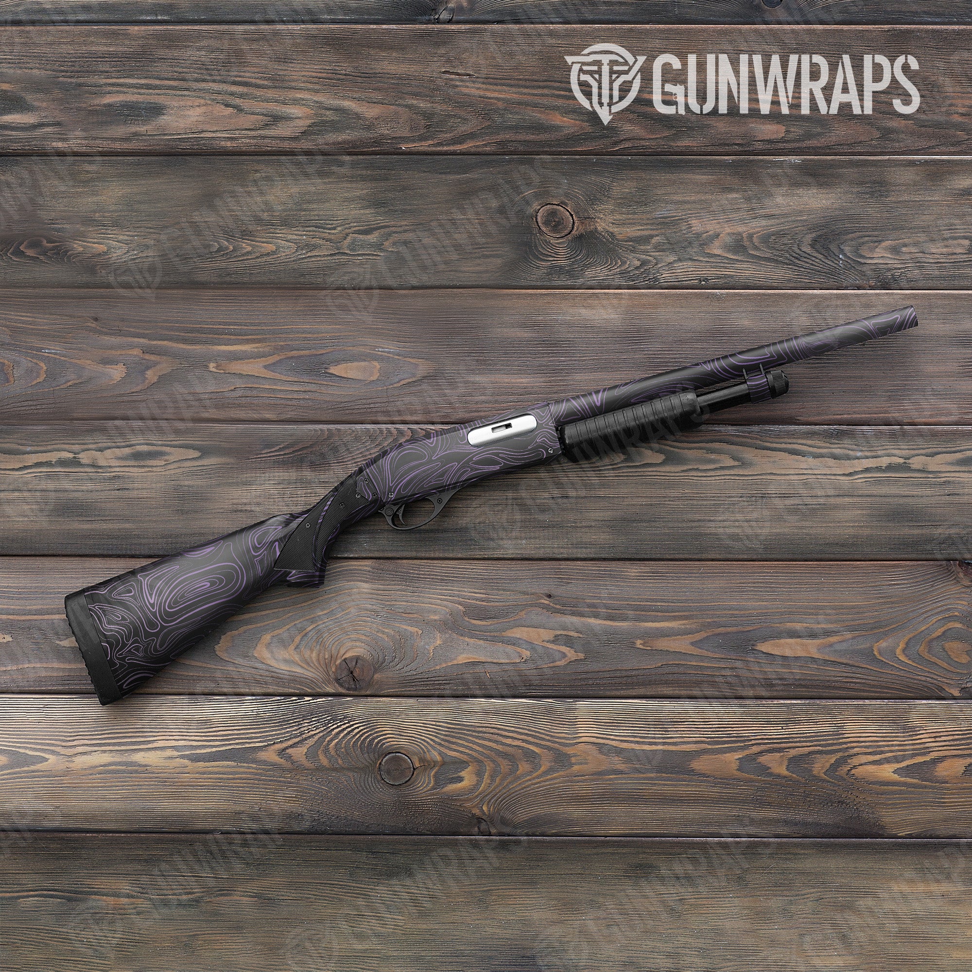 Damascus Purple Gun Skin Vinyl Wrap