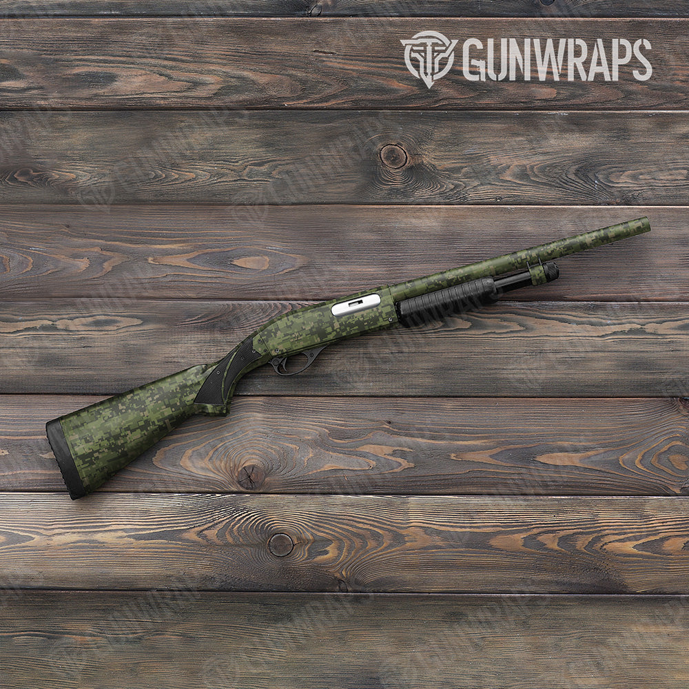 Digital Army Green Gun Skin Vinyl Wrap