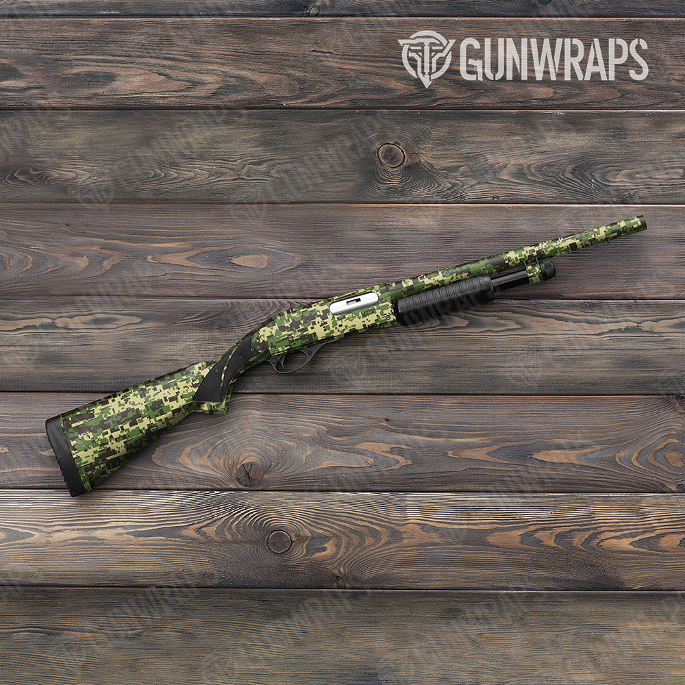 Digital Jungle Gun Skin Vinyl Wrap